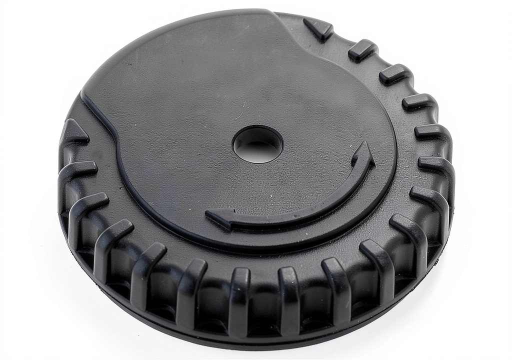Bostitch exhaust cover installed on an air nailer