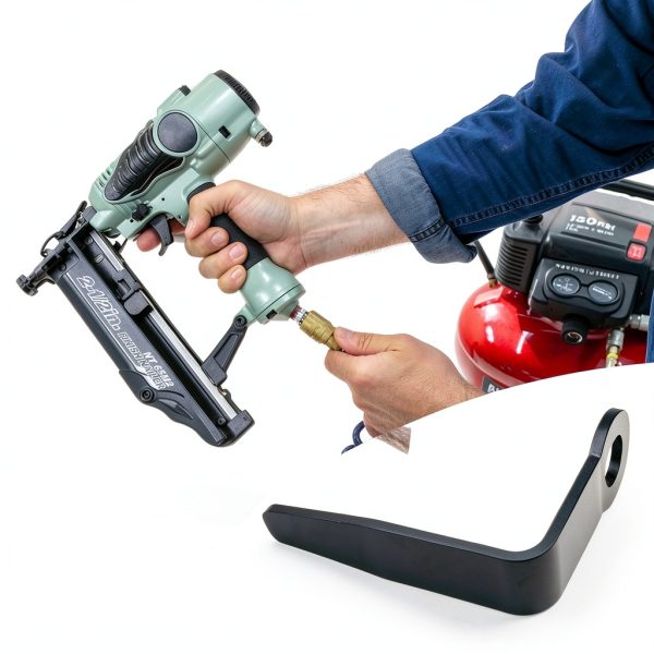 ToMur Aluminum Air Tool Hook L-Shaped Pneumatic Accessory-4