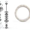 Delixike PU Collar 910767 Air Nailer Accessory Clear-4