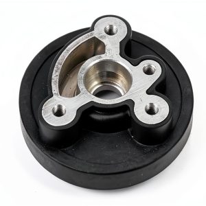 AeroPro Air Nailer Cap Stainless Steel Round Black-0