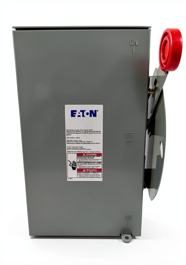 Eaton 100 Amp 120/240V 24,000W Double-Throw Safety Switch-0