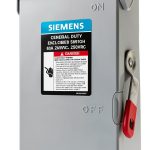 SIEMENS 2P 30A 240V Safety Switch Outdoor Non Fusible-0