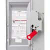 Siemens HF363NR 100-Amp 3 Pole 600-volt 4 Wire Fused Heavy Duty Safety Switches-2