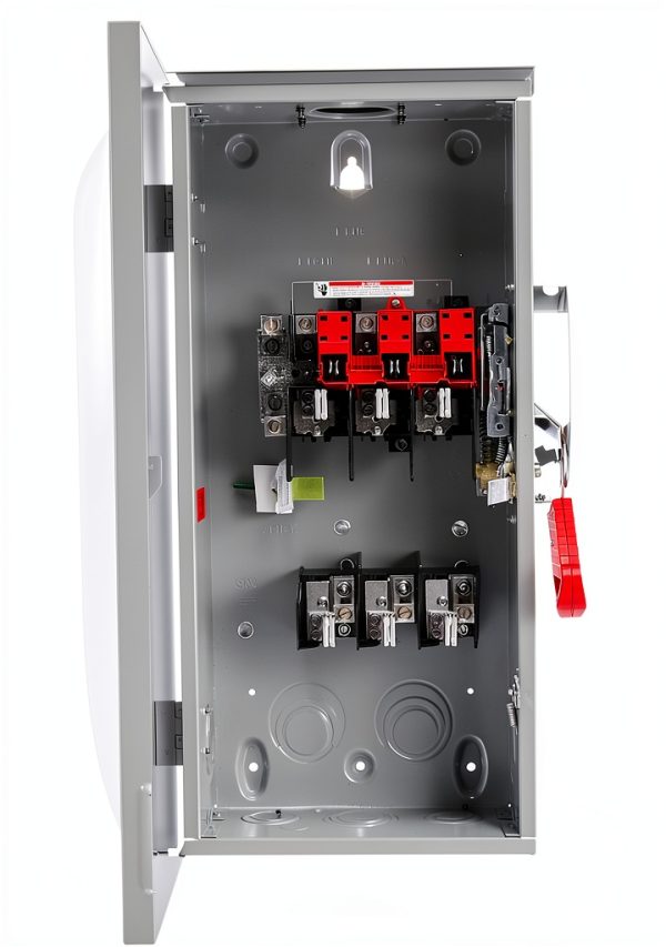 Siemens HF363NR 100-Amp 3 Pole 600-volt 4 Wire Fused Heavy Duty Safety Switches-1