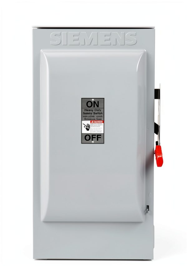 Siemens HF324NR 200-Amp 3 Pole 240-volt 4 Wire Fused Heavy Duty Safety Switches-1