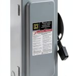 Square D Safety Switch D222NRBCP 60A 240V Outdoor NEMA 3R-0