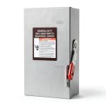 2P 60A 120/240V WINWIN Phase Outdoor Non Fusible Safety Switch-0