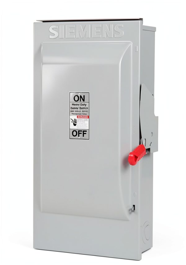 Siemens HF324NR 200-Amp 3 Pole 240-volt 4 Wire Fused Heavy Duty Safety Switches-0