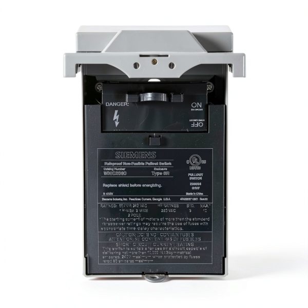 Siemens WNC2060 60A 240V Pull Out AC Disconnect Non-Fused Outdoor-1