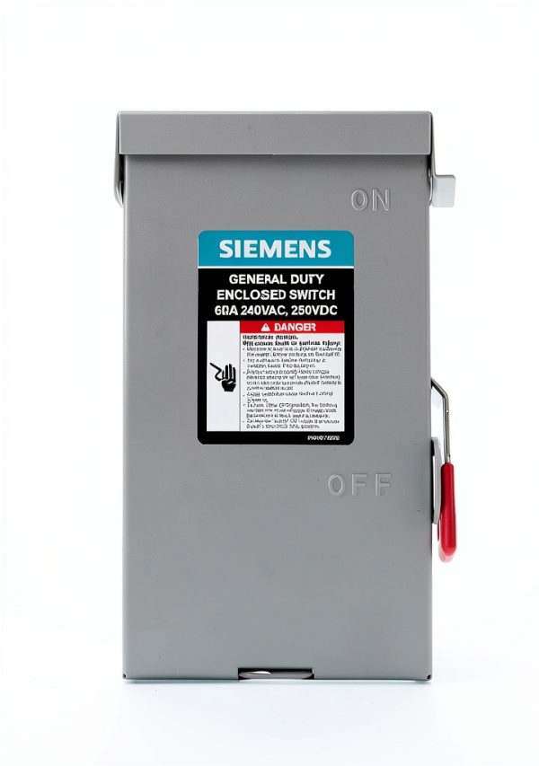 SIEMENS 2P 60A 240V Safety Switch Outdoor Non Fusible General Duty-1